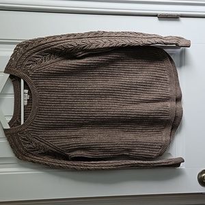 LOFT pointelle sleeve sweater